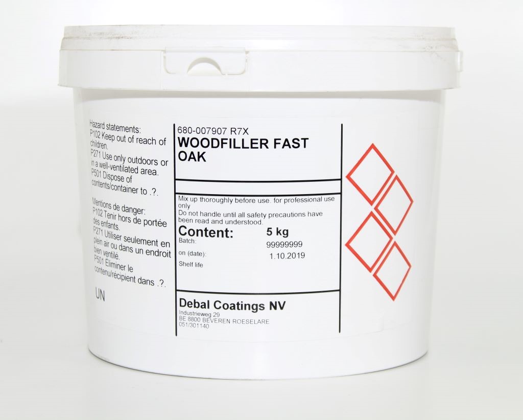 R7X Woodfiller Fast Oak (5kg)