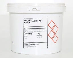 [680-007363R7X_5] R7X Woodfiller Fast Black (5kg)